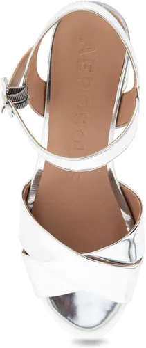 Miniatura 5 de Aerosoles Sandalias de tacón Cosmos para mujer, plateadas, 8.5, plateado