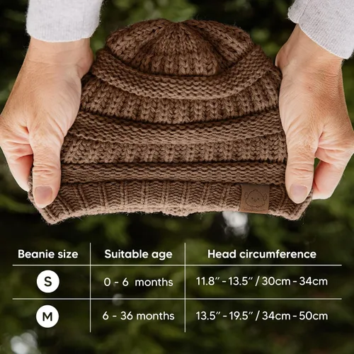 Miniatura 5 de Paquete de 3 gorros de bebé, sombreros para recién nacido, sombreros para bebé, sombreros para niña, gorro para recién nacido, gorro de invierno
