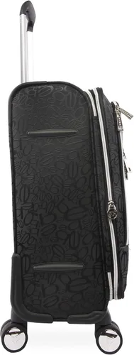 Miniatura 7 de BEBE Carissa 21" Expandible Spinner de mano para mujer, Bebe Negro lanzado, Carissa - Maleta giratoria extensible de 21 pulgadas