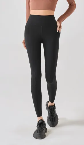 Miniatura 2 de Women's Fitness Exercise high-Waisted Pull-in Yoga Pants with Pocket Legging