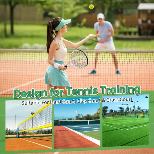 Miniatura 5 de Pelotas de tenis 3/4 – Pelotas de entrenamiento y práctica de alta elasticidad para principiantes, bolas de colores duraderas de alta visibilidad