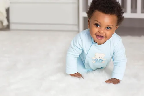 Miniatura 5 de Little Me Pijamas de algodón para bebés, ropa de dormir con pies para niños y niñas