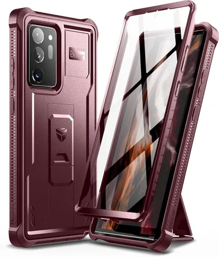 Miniatura 11 de Dexnor Funda para Samsung Galaxy Note 20 Ultra 5G, [Protector de pantalla y soporte integrados] Protección de grado militar resistente a prueba