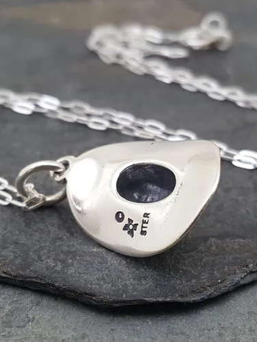 Miniatura 5 de Collar de plata de ley con dije 3D de vaquero vaquera y sombrero occidental, 18 pulgadas