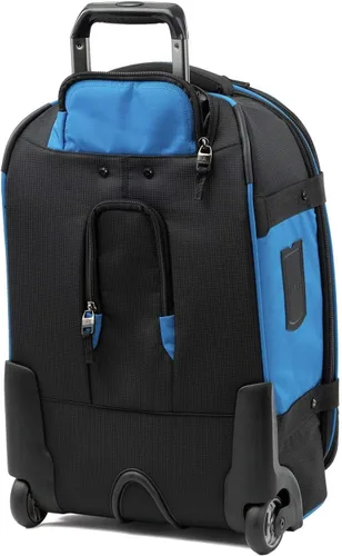 Miniatura 3 de Travelpro Luggage Bold - Rollaboard expandible de 22", AzulNegro, Maleta vertical enrollable expandible Bold Softside