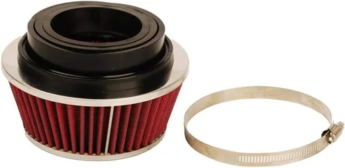 Miniatura 3 de HUAWELL 8161 - Filtro de aire universal para abrazaderas (2 unidades, tamaño pequeño, redondo, para tubos de 3.0 in, 3.5 in y 4.0 in)