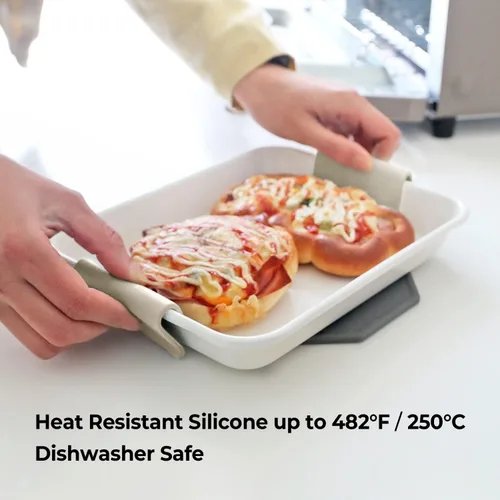 Miniatura 4 de Carrotez Soportes para ollas de silicona, resistentes al calor, para cocina, accesorios para hornos holandeses de hierro fundido o cerámica, 1 par