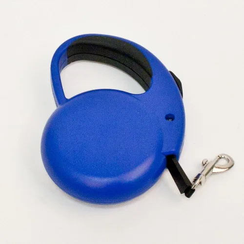 Hyper Pet Correa retráctil para perro, correa de paseo de 8 pies para perros de hasta 8 libras, extra pequeña, azul