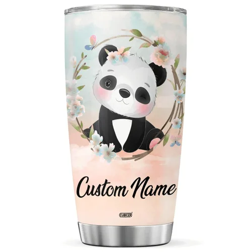 Miniatura 15 de CUBICER Vaso de café personalizado con diseño de oso y tapa aislada, regalos de Navidad para niños, mujeres y adultos, tazas de acero inoxidable