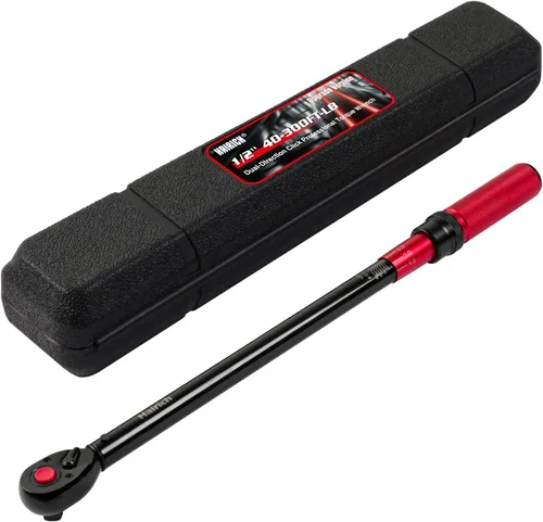 Miniatura 8 de Llave dinamométrica de clic Hairich de 1/2 pulgada, llave dinamométrica de doble dirección 10-170.0 pies.lb/13.60-230.5Nm, llaves dinamométricas