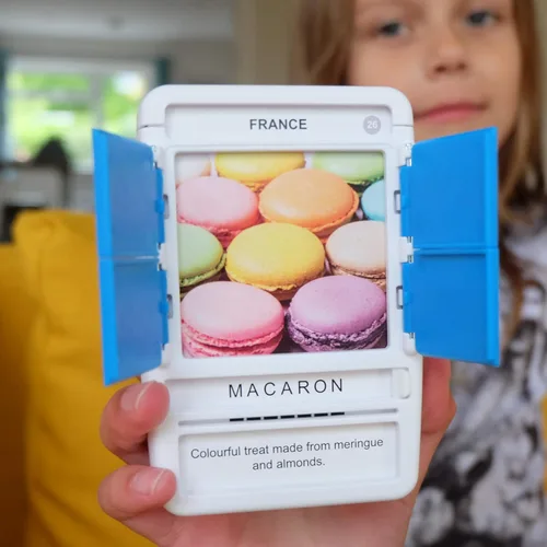 Miniatura 5 de 100 PICS France - Juego de cartas infantil de Francia, juegos de viaje divertidos y familiares, recursos de aprendizaje, tarjetas didácticas