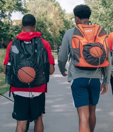 Miniatura 7 de Point 3 Road Trip 2.0 Mochila Mochila de Baloncesto con Cierre Resistente Compartimento de Bolsillo de Malla Ventilada para Zapatos