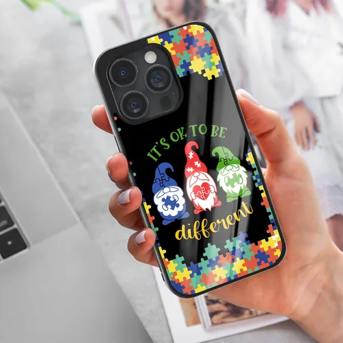 Miniatura 7 de Fundas para teléfono de conciencia autista, los mejores regalos con autismo, lindo rompecabezas de arco iris para iPhone 7 8 11 12 13 14 15 16 17