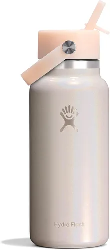 Miniatura 99 de Hydro Flask Botella de agua – Acero inoxidable aislado – Tapa flexible con popote de boca ancha, antiderrames, a prueba de fugas y recargable en 32
