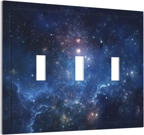 Miniatura 85 de Cubierta de Interruptor de Luz de 1 Gang de Mujer Africana, Placa de Pared Individual Basculante, Receptáculo de Cebras y Elefantes GFCI, Niña Mujer