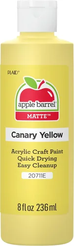 Apple Barrel - Pintura acrílica en varios colores (8 onzas), K20711 amarillo canario - Paquete de 1