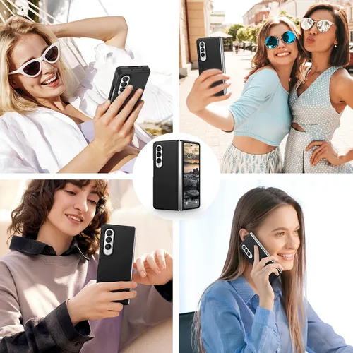 Miniatura 5 de Funda para Samsung Galaxy Z Fold 4, funda de silicona para Galaxy Z Fold 4 de silicona suave líquida Slim Fit a prueba de golpes Funda protectora