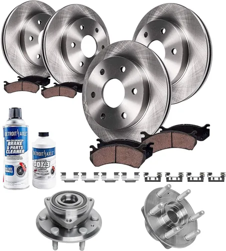 Miniatura 92 de Detroit Axle - Rotores de freno para Nissan NV2500 NV3500 NV1500 NV1500 2012-2021, repuesto de rotores de freno de disco: rotor delantero de 14.17