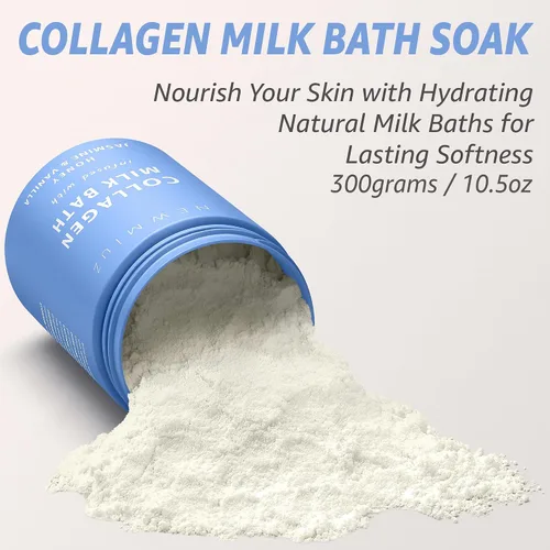 Miniatura 4 de Crema de coco y colágeno en polvo para hidratar y suavizar la piel – Vanilla Jasmine Luxury Spa Bubble Bath Salt Mother Birthday Christmas