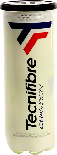 Miniatura 3 de Tecnifibre Campeón pelota de tenis (3 bolas) con tecnología Enduro Code para mayor durabilidad y sensación consistente.