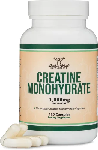Miniatura 8 de Polvo de Monohidrato de Creatina 1.1 libras (100 Porciones de 5 Gramos Cada Una) - Sin Rellenos, Apto para Veganos, Sin OMG, Sin Gluten por Double