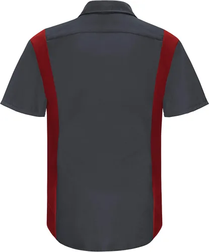 Miniatura 4 de Red Kap Men's Short Sleeve Performance Plus Shop Shirt with Oilblok Technology