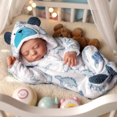 Miniatura 9 de BABESIDE Muñecas de bebé reborn niño, de 20 pulgadas, muñeca realista recién nacida de vida real, posable, muñeca realista de vinilo suave de cuerpo