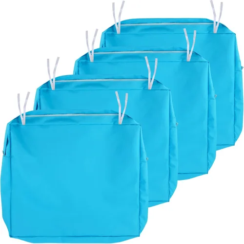 Miniatura 27 de NettyPro Fundas de Cojines de Asiento de Repuesto para Sillas de Patio, Resistentes al Agua con Protección UV, Fundas Deslizantes para Cojines