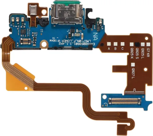 Miniatura 3 de Reemplazo del puerto de carga del conector de base USB con cable flexible de micrófono compatible con LG G7 ThinQ (versión de EE. UU.) G710VM