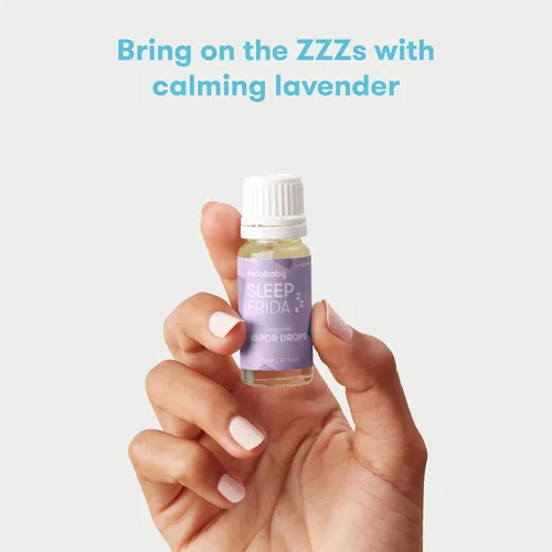 Miniatura 9 de Frida Baby Gotas de baño de vapor natural para dormir, gotas de baño de aceite esencial de lavanda para la hora de acostarse, aceite de aromaterapia