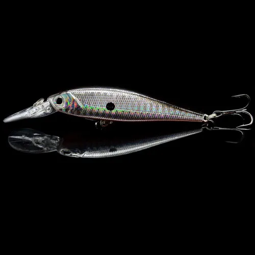Miniatura 8 de Paquete de 10 señuelos de pesca, cebos duros, crankbait y Swimbait Kit de señuelos para agua dulce y salada, lubina, trucha, lucioperca, pez rojo