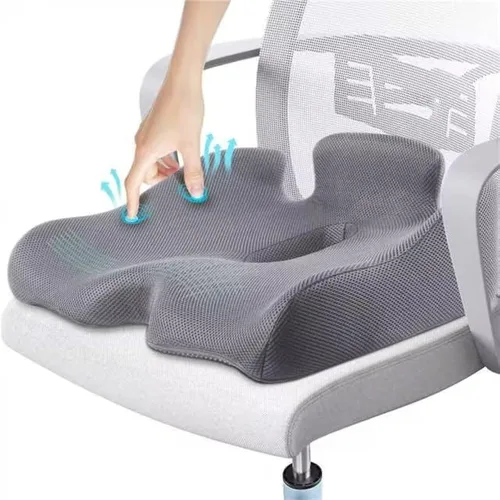 Miniatura 10 de Benazcap Cojín de Asiento con Memoria Extra Grande para Silla de Oficina Alivio de Presión Ciática y Alivio del Dolor de Coxis Almohadilla de Cóccix