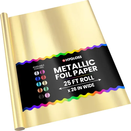 Miniatura 21 de Hygloss Products - Papel de aluminio metálico brillante, hojas de 20 x 26 pulgadas para artes, manualidades y envoltura de Navidad