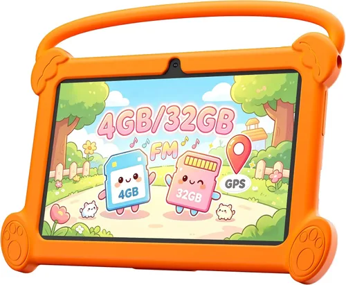 Miniatura 9 de Tablet para niños DIGITHINK de 7 pulgadas 3-9 con estuche protector, 4GB (2GB+2GB Expand) RAM 32GB ROM, tabletas para niños pequeños, dispositivo