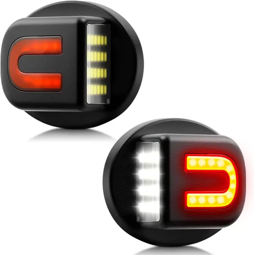 Miniatura 8 de Luces LED blancas para placa de matrícula con tubo de neón OLED rojo de repuesto para parachoques trasero, compatible con Ford F150 F250 F350 Super