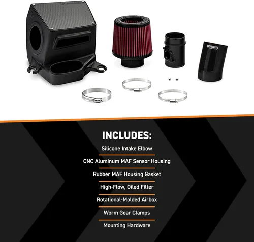 Miniatura 3 de Mishimoto MMAI-ACRD20-18 Kit de entrada de aire frío de alto rendimiento, compatible con Honda Accord 2.0T, 2018-2022, negro