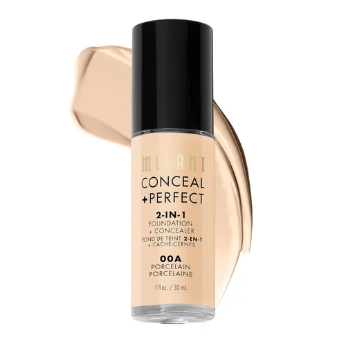 Miniatura 42 de Milani Conceal + Perfect Base + Corrector 2 en 1 para una Tez Impecable, Corrector para Debajo de los Ojos, Cubre Enrojecimiento e Imperfecciones
