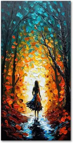 Miniatura 15 de Alenoss Pinturas Metálicas Abstractas 100% Hechas a Mano Lienzo Arte de Pared Textura Gruesa Única Superficie Áspera Pintura al Óleo Moderna 48x24