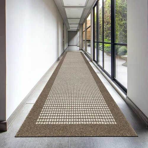 Miniatura 40 de Ileading Alfombra de pasillo de lavandería de 2 x 6 pies, antideslizante, con parte trasera de goma, lavable a máquina, alfombra gris
