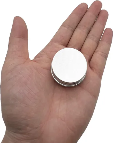 Miniatura 3 de Paquete de 30 tarros de aluminio de 0.5 oz con tapa de rosca, recipientes redondos recargables de 0.5 fl oz