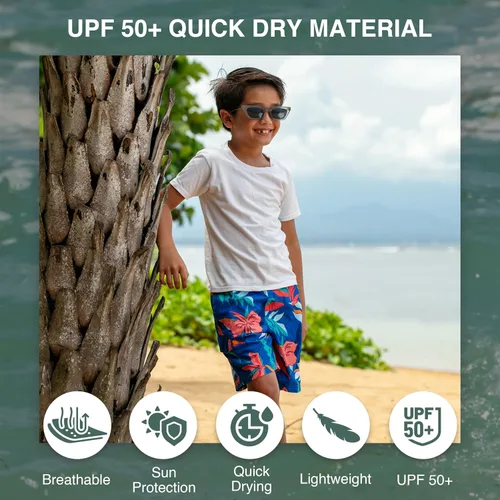 Miniatura 85 de Kanu Surf Traje de baño Yolo de secado rápido UPF 50+ para niños