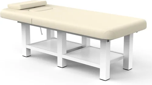 Miniatura 14 de pouseayar Mesa de masaje estacionaria, 75 pulgadas de largo y 31.5 pulgadas de ancho, cama de esteticista resistente, marco de metal de 800 libras
