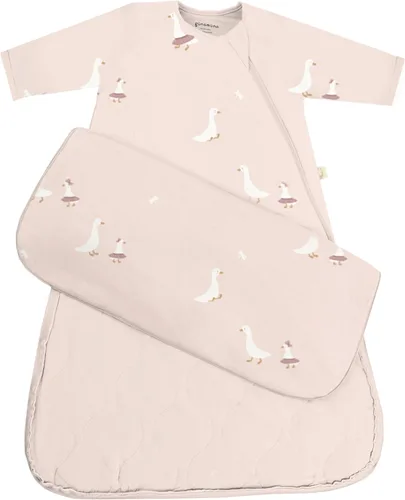 Miniatura 7 de GUNAMUNA Saco de dormir de manga larga para bebés, bolsas de dormir vestibles, rayón suave, 1.0 TOG, esenciales para recién nacidos Ganso