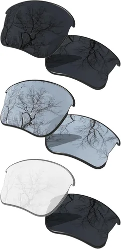 Miniatura 24 de ToughAsNails Juego de 3 lentes polarizadas de repuesto para Oakley Flak Jacket XLJ Pack