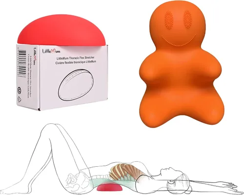 LittleMum Paquete de masajeador de cuello y estiramiento de espalda superior, alivia el dolor de cuello, dolor de hombro, neuralgia occipital,