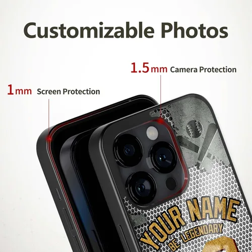 Miniatura 3 de Fundas de teléfono personalizadas para niños, diseño estético de protección deportiva para iPhone 6 7 8 11 12 13 14 15 16 17 Pro Max Plus Mini Xr Xs
