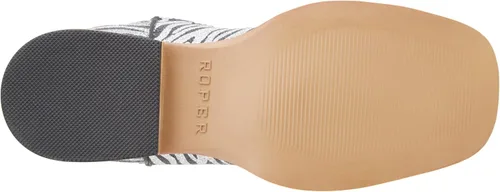 Miniatura 4 de Roper Bota occidental con purpurina de punta cuadrada (bebéniño pequeño), Negro