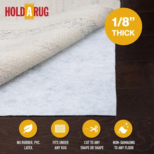 Miniatura 4 de Hold-a-Rug redonda de 2 pies - Almohadilla antideslizante para madera dura, vinilo, azulejos, suelos laminados, mantiene las alfombras seguras