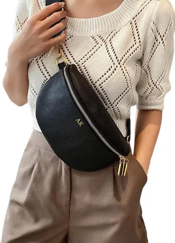Miniatura 7 de Leather Fanny Pack Crossbody Bags for Women Trendy Sling Bag for Women Small Crossbody Bags for Women Vacation Essentials Handbags Crossbody Purse