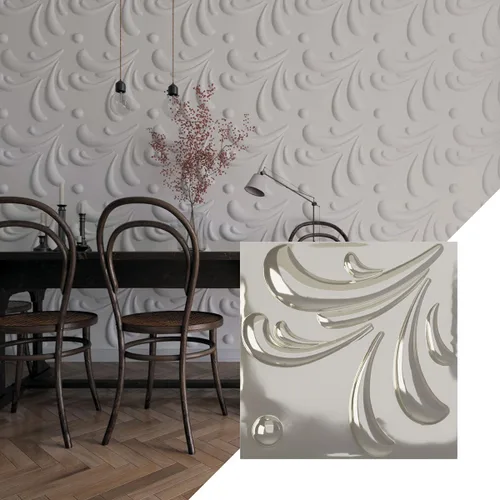 Miniatura 35 de Ekena Millwork WP20X20ACWH 19 5/8 pulgadas de ancho x 19 5/8 pulgadas de alto Acacia EnduraWall Decorativo 3D Panel de Pared Cubre 2.67 pies